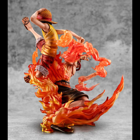 ONE PIECE MEGAHOUSE Portrait.Of.Pirates NEO-MAXIMUM Luffy & Ace ~Bond between brothers~ 20th LIMITED Ver.