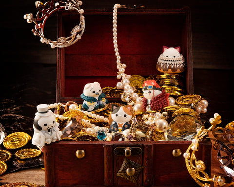 One Piece MEGAHOUSE MEGA CAT PROJECT NyanPieceNyan! Ver. Luffy with rivals(Repeat)(1-8pc)