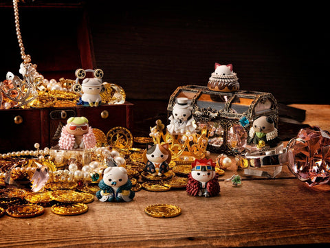 One Piece MEGAHOUSE MEGA CAT PROJECT NyanPieceNyan! Ver. Luffy with rivals(Repeat)(1-8pc)
