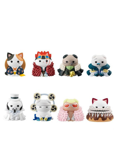One Piece MEGAHOUSE MEGA CAT PROJECT NyanPieceNyan! Ver. Luffy with rivals(Repeat)(1-8pc)