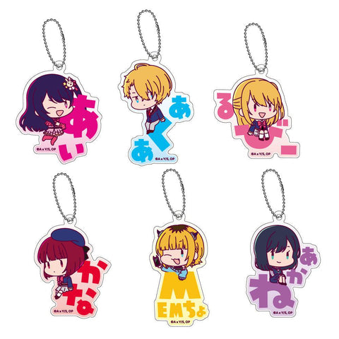 Oshi no Ko XEBEC Onamae Pitanko Acrylic Key Chain(1 Random)