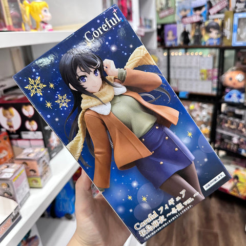 Rascal Does Not Dream of a Dreaming Girl TAITO Coreful Figure Mai Sakurajima (Winter Wear Ver.)