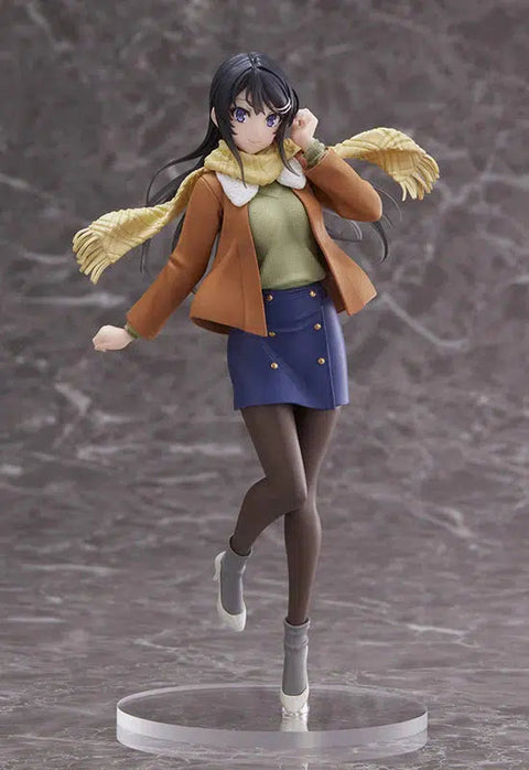 Rascal Does Not Dream of a Dreaming Girl TAITO Coreful Figure Mai Sakurajima (Winter Wear Ver.)