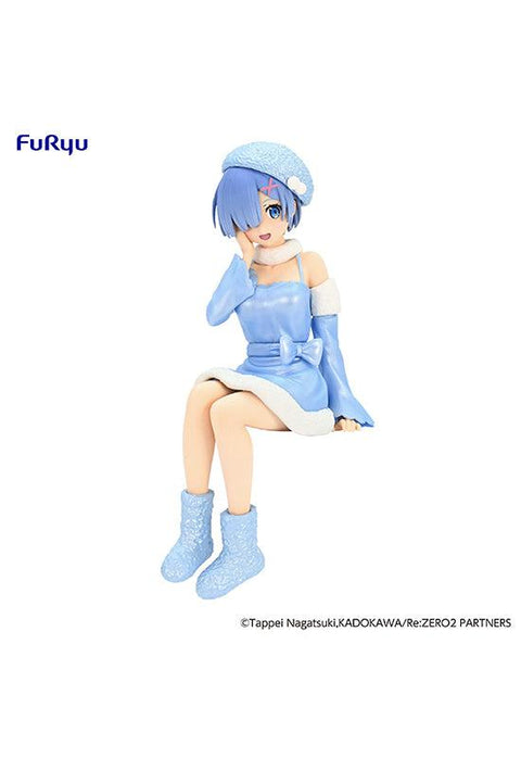 Re:ZERO -Starting Life in Another World- FuRyu Noodle Stopper Figure Rem Snow Princess Pearl Color ver.