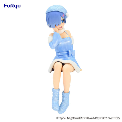 Re:ZERO -Starting Life in Another World- FuRyu Noodle Stopper Figure Rem Snow Princess Pearl Color ver.