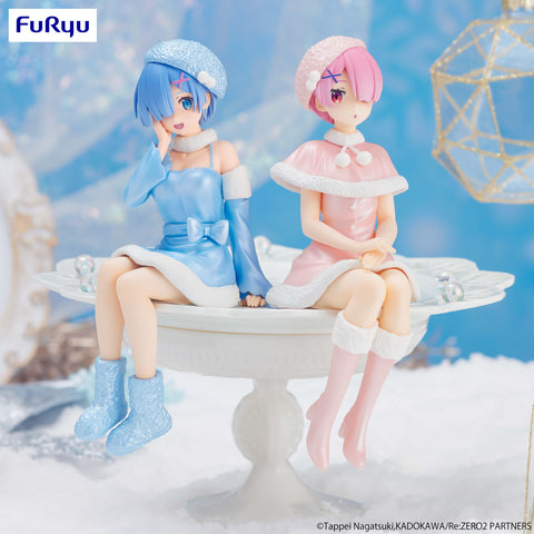 Re:ZERO -Starting Life in Another World- FuRyu Noodle Stopper Figure Rem Snow Princess Pearl Color ver.