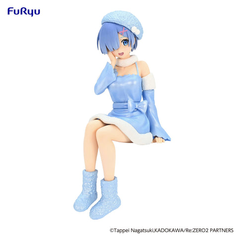 Re:ZERO -Starting Life in Another World- FuRyu Noodle Stopper Figure Rem Snow Princess Pearl Color ver.