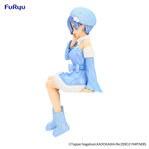 Re:ZERO -Starting Life in Another World- FuRyu Noodle Stopper Figure Rem Snow Princess Pearl Color ver.