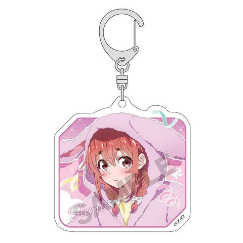 Rent-A-Girlfriend Crux Trading Acrylic Key Chain Kemomimi Hoodie(1 Random)