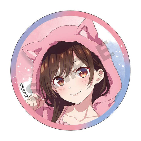 Rent-A-Girlfriend Crux Trading Can Badge Kemomimi Hoodie(1 Random)