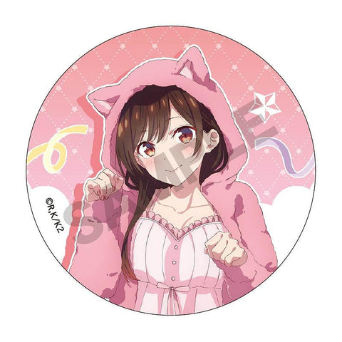 Rent-A-Girlfriend Crux Trading Can Badge Kemomimi Hoodie(1 Random)