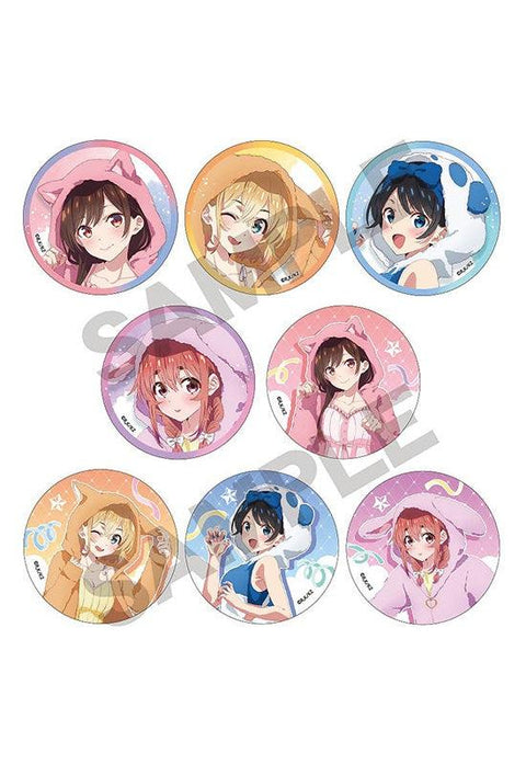 Rent-A-Girlfriend Crux Trading Can Badge Kemomimi Hoodie(1 Random)