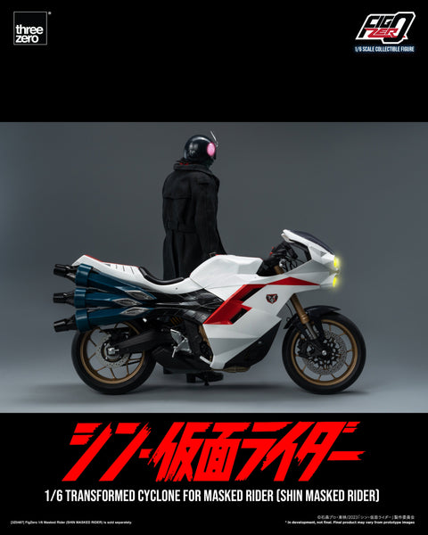 SHIN MASKED RIDER Threezero FigZero 1/6 Transformed Cyclone for Masked Rider