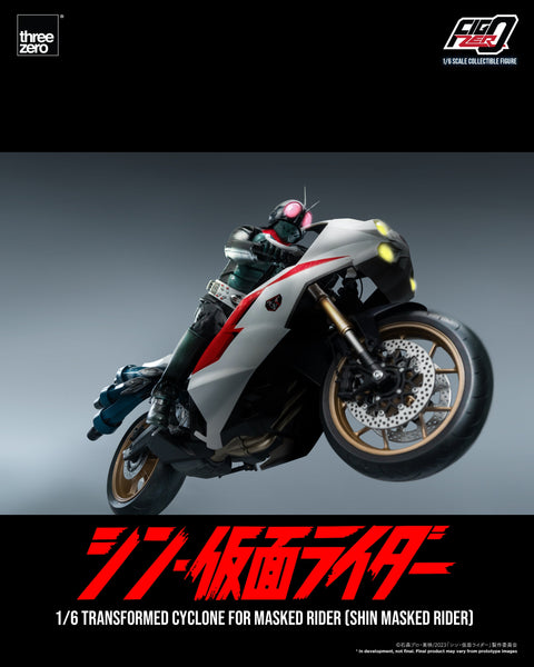 SHIN MASKED RIDER Threezero FigZero 1/6 Transformed Cyclone for Masked Rider