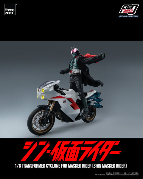 SHIN MASKED RIDER Threezero FigZero 1/6 Transformed Cyclone for Masked Rider