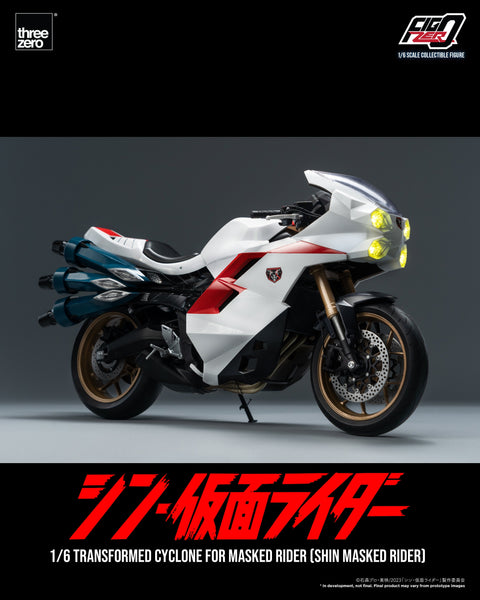 SHIN MASKED RIDER Threezero FigZero 1/6 Transformed Cyclone for Masked Rider