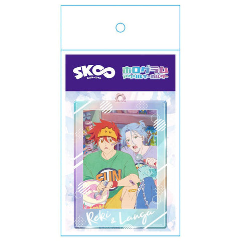 SK8 the Infinity azumaker Hologram Acrylic Key Chain C Reki & Langa