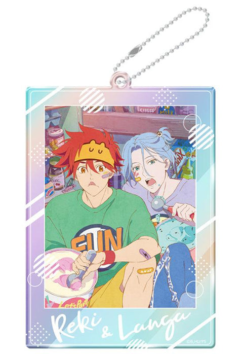 SK8 the Infinity azumaker Hologram Acrylic Key Chain C Reki & Langa