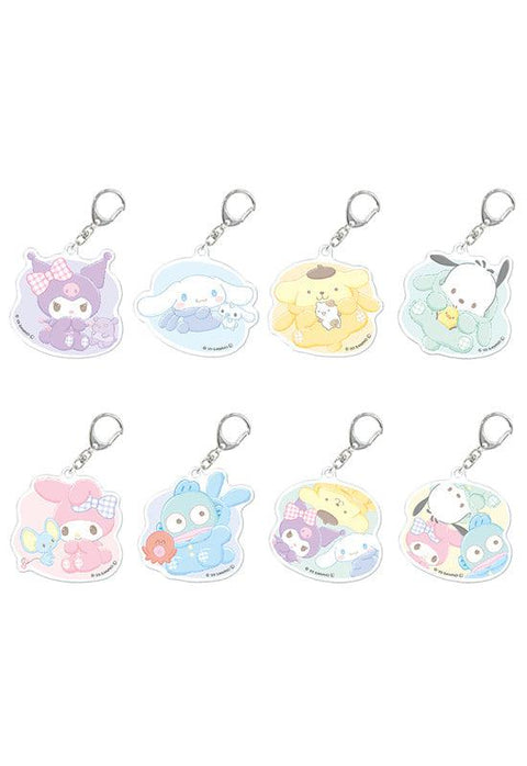 Sanrio Characters Crux Mokotto Trading Acrylic Key Chain(1 Random)