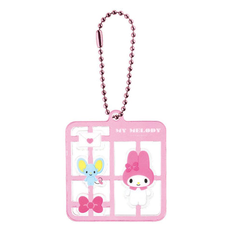 Sanrio Characters Yamano Shigyou Plastic Model Style Key Chain (1-6 Selection)