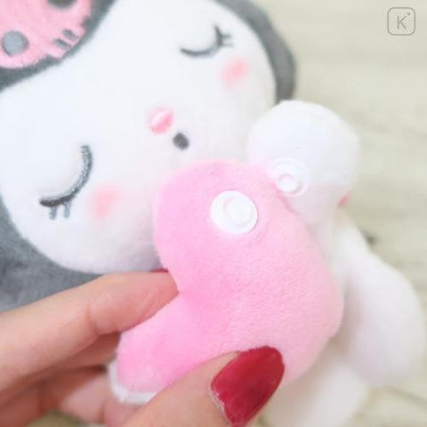 Sanrio Japan Plush Pouch & Bag Decoration Kuromi