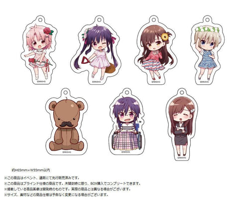 School-Live! Medicos Entertainment Deformed Acrylic Key Chain Collection(1 Random)