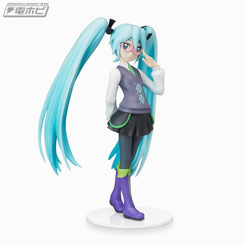 Sega Prize! Limited Premium Figure Miku Hatsune Casual Outfit Shinkalion