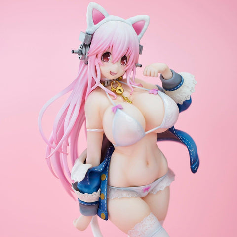 Super Sonico Union Creative Super Sonico White Cat Ver.(REPRODUCTION)