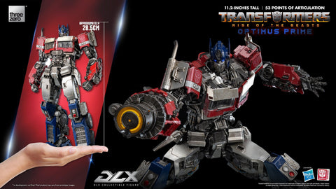 Transformers: Rise of the Beasts Threezero DLX Optimus Prime