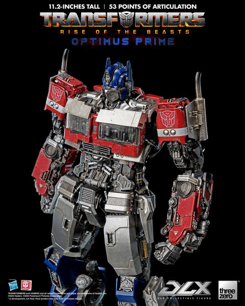 Transformers: Rise of the Beasts Threezero DLX Optimus Prime