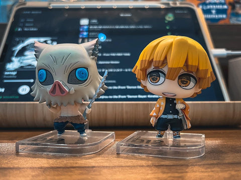 Demon Slayer Megahouse Chimimega Buddy Figure Inozuke and Zenitsu
