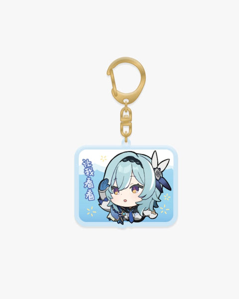 Eula - Chibi Acrylic Keychain Official Genshin Impact Merchandise