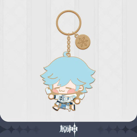 Genshin Impact Character Metal Keychain