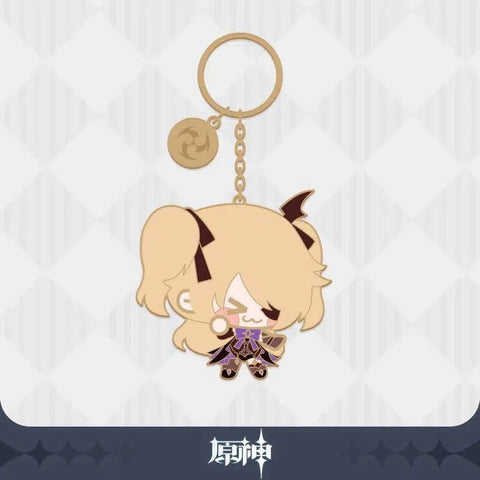 Genshin Impact Character Metal Keychain