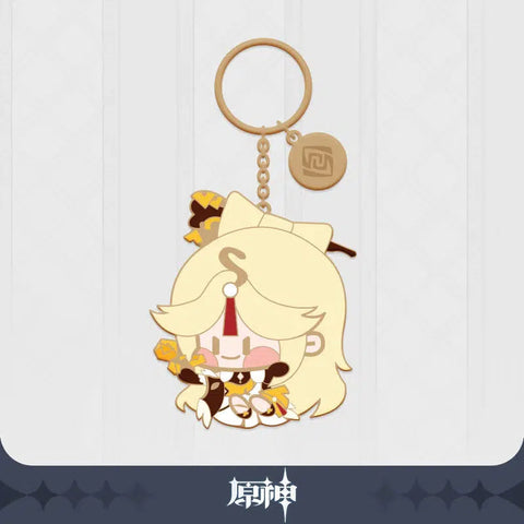 Genshin Impact Character Metal Keychain