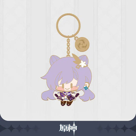 Genshin Impact Character Metal Keychain