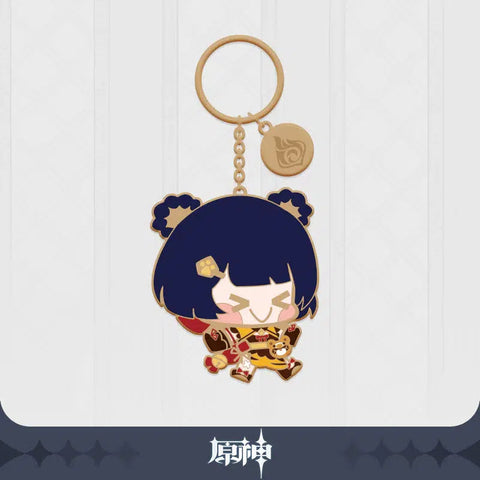 Genshin Impact Character Metal Keychain