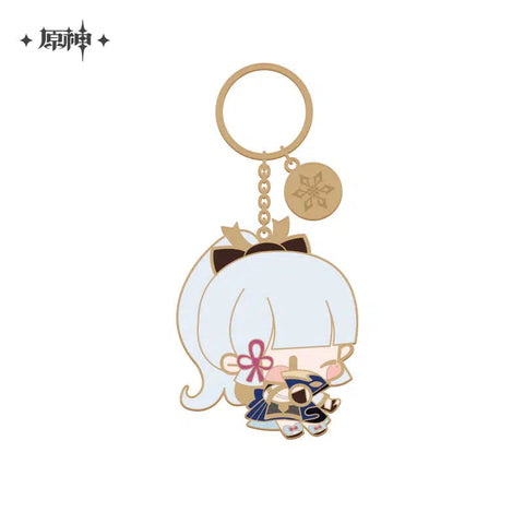 Genshin Impact Character Metal Keychain
