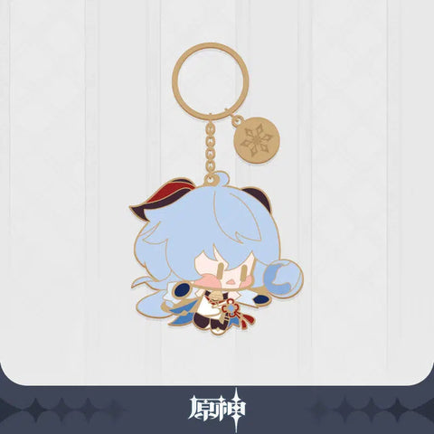 Genshin Impact Character Metal Keychain