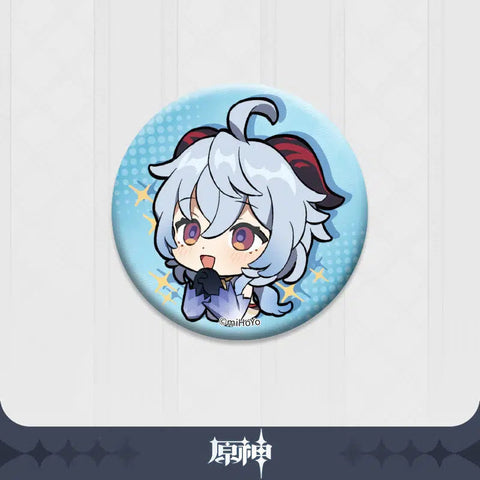 Genshin Impact Characters Chibi Badges