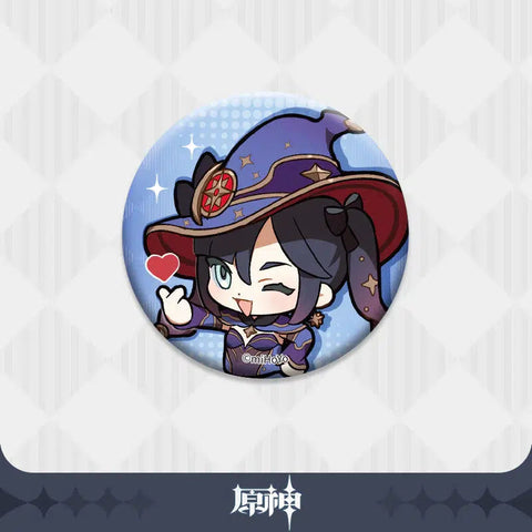 Genshin Impact Characters Chibi Badges