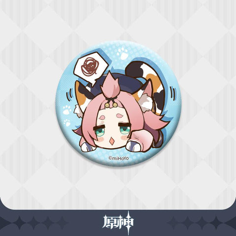 Genshin Impact Characters Chibi Badges