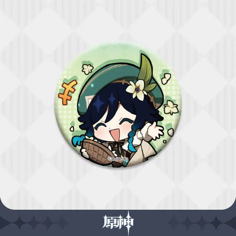 Genshin Impact Characters Chibi Badges