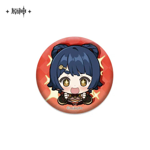Genshin Impact Characters Chibi Badges 2.0