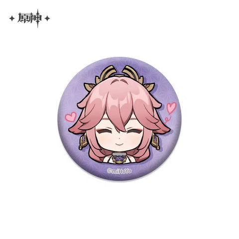 Genshin Impact Characters Chibi Badges 2.0