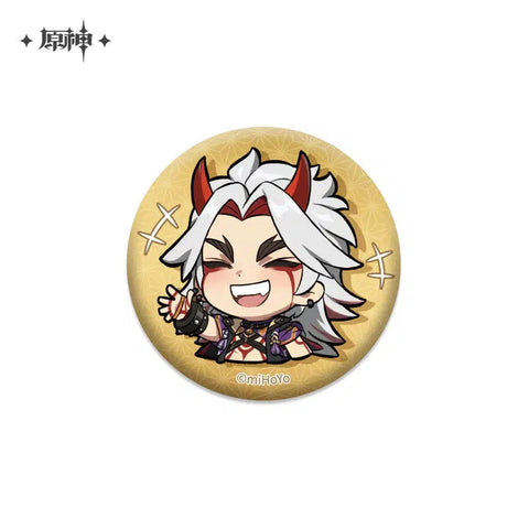 Genshin Impact Characters Chibi Badges 2.0