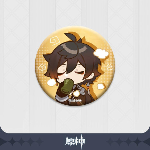 Genshin Impact Characters Chibi Badges