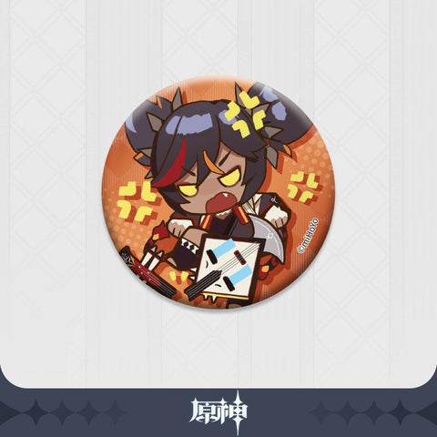 Genshin Impact Characters Chibi Badges