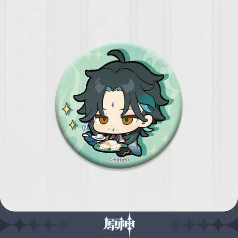 Genshin Impact Characters Chibi Badges