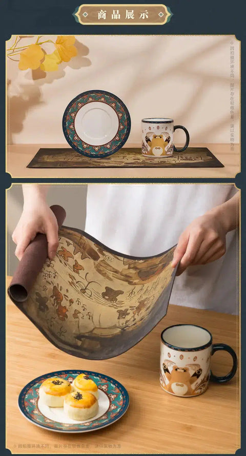 Genshin Impact Flavors of the World Guoba Tea Ware Set Official Merch